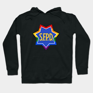 San Francisco Police Department Pride Logo Hoodie